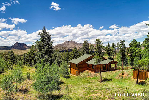 Angler Cove romantic cabin in Colorado