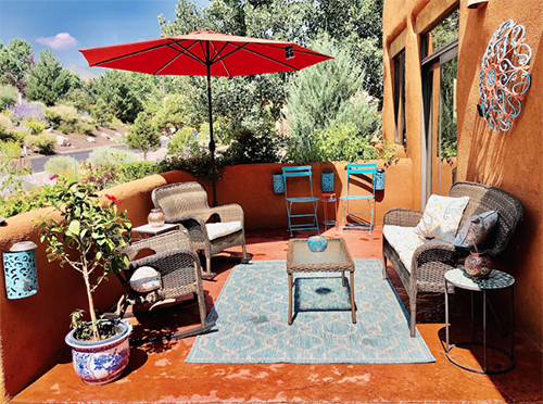 santa fe adobe casita airbnb colorado springs