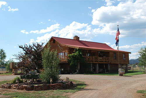 Log Home large family vacation rental in Durango, CO